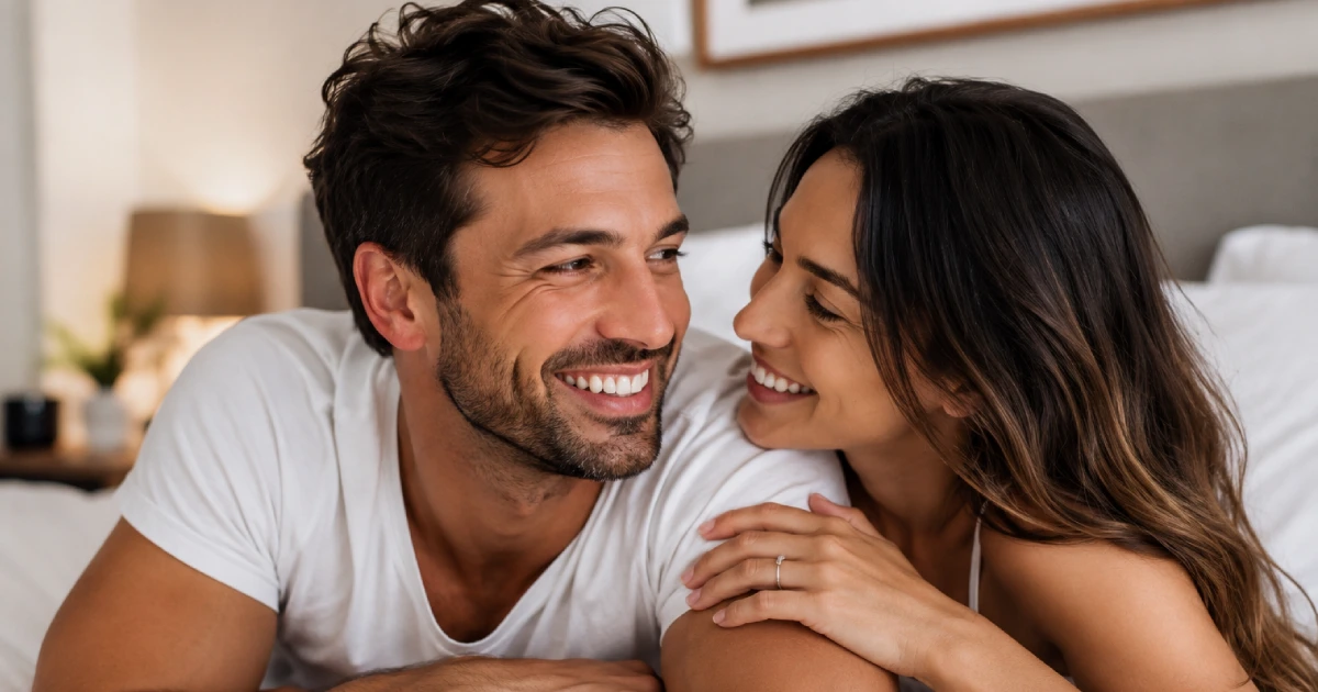 Couples happy time after HA Filler for Penile Girth Enhancement treatment at BodyUp Medical for Men